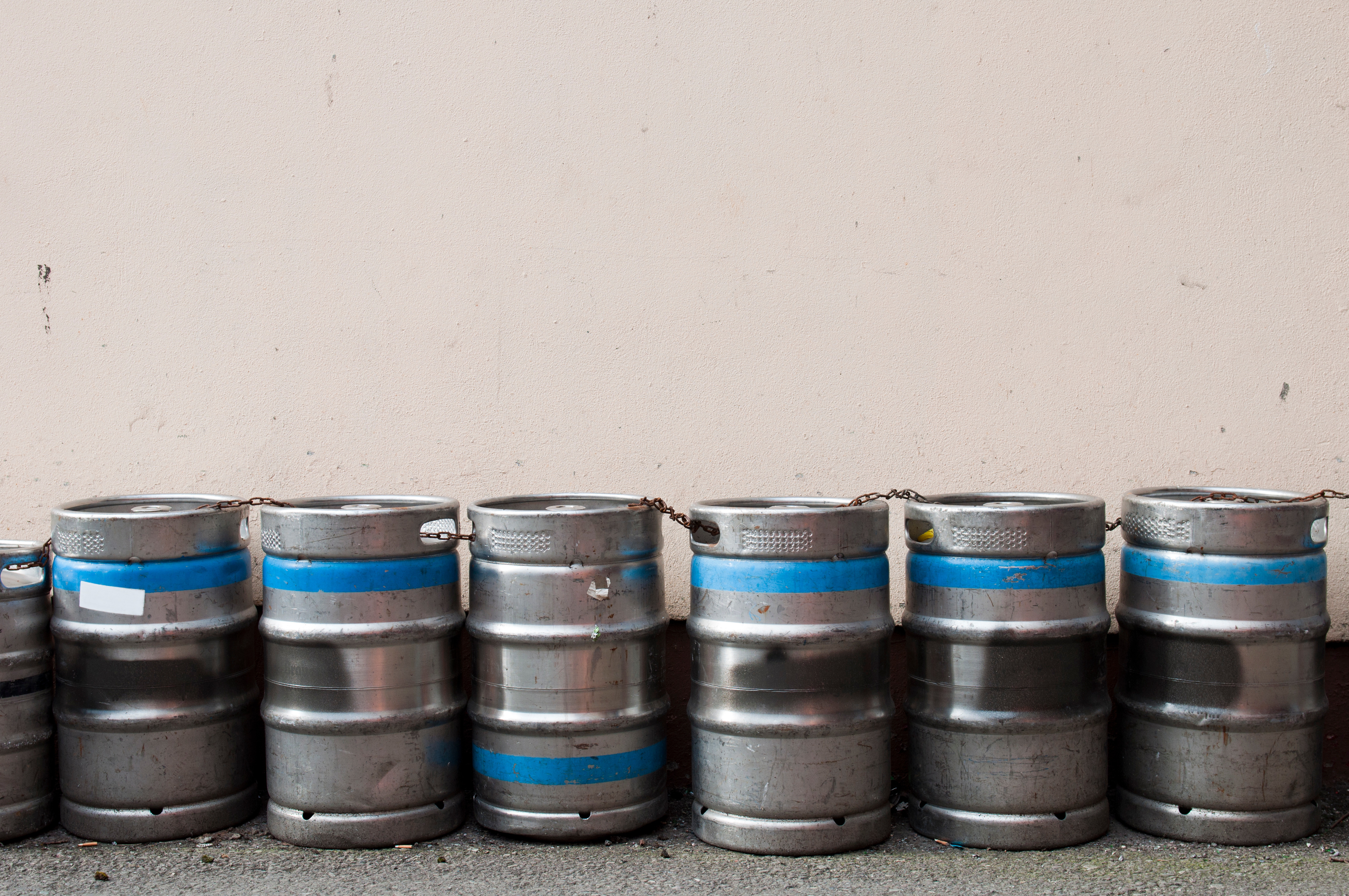 Beer kegs